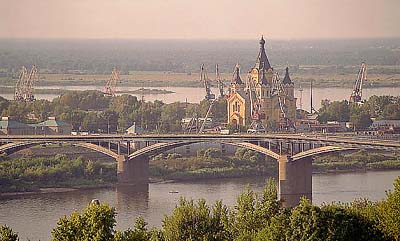 Нижний Новгород - реки и мосты. Фотографии
